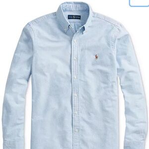 Vintage Ralph Lauren Blue Casual Button Down Shirt